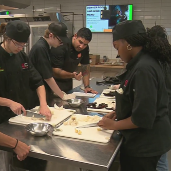  CCIC Culinary Students with Chef Manny Barella